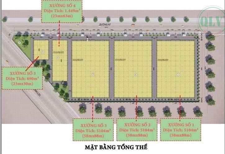 Cho thuê 2 xưởng tổng dt 5.000m2 ở KCN Đất Đỏ 1, Bà Rịa – Vũng Tàu