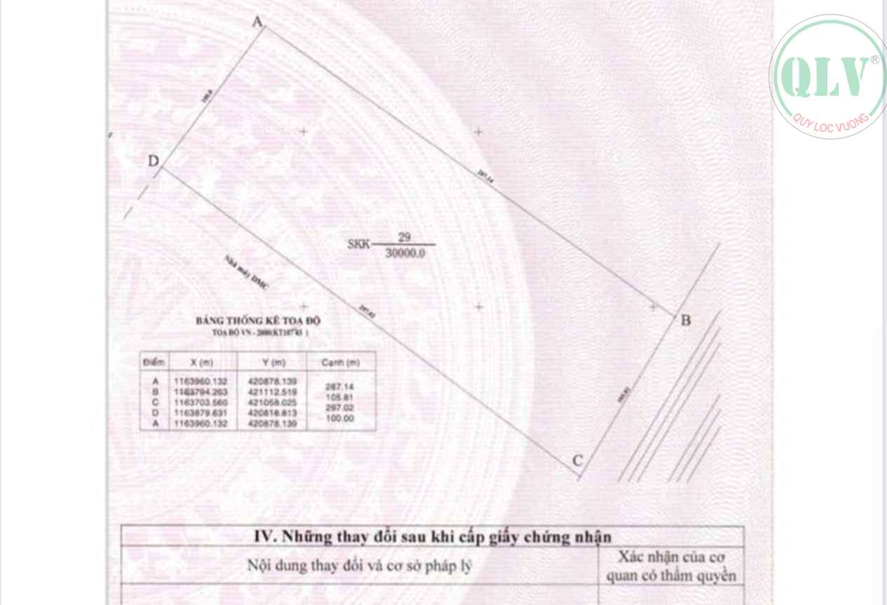 Bán đất rộng 30.000m2 trong KCN Cái Mép, Bà Rịa - Vũng Tàu, 130 usd/m2