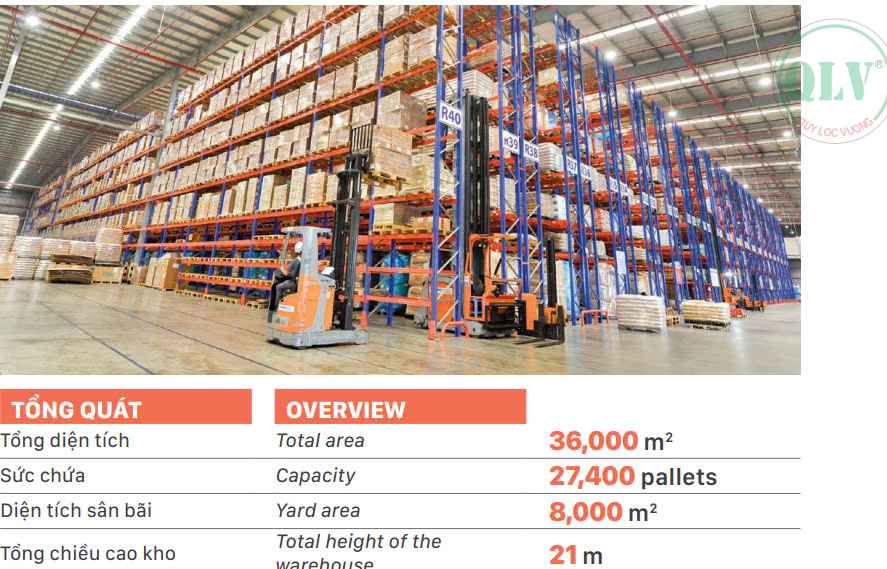 Cho thuê kho lạnh và kho tổng hợp dt 17.000m2 ở Vsip 2, Vĩnh Tân, Tân Uyên