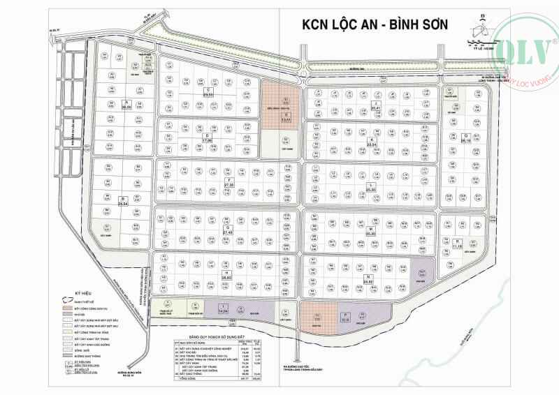 Bản đồ quy hoạch khu công nghiệp Hiệp Lộc An Bình Sơn Đồng Nai